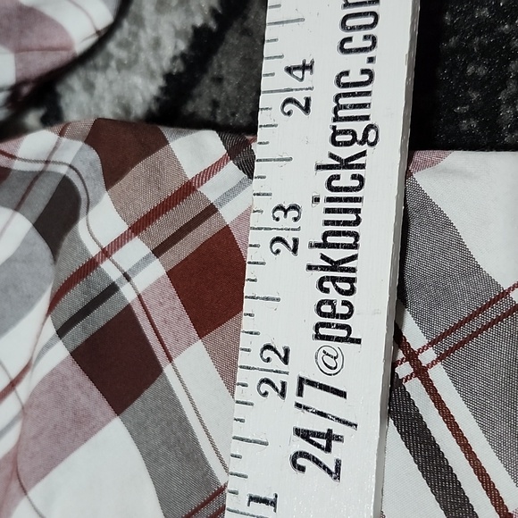 BKE ATHLETIC FIT PLAID SNAP-BUTTON LONG-SLEEVED SHIRT XXL - Picture 9 of 14